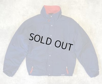 画像1: 80'S PATAGONIA "SYNCHLLA CIRQUE JACKET" 旧タグ 裏地シンチラ ナイロンジャケット ネイビー USA製 (VINTAGE)