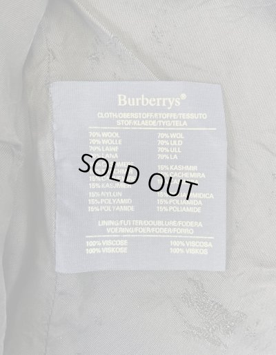 画像3: 90'S BURBERRYS ウール/カシミア バルマカーンコート ネイビー イングランド製 (VINTAGE)