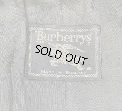 画像2: 90'S BURBERRYS ウール/カシミア バルマカーンコート ネイビー イングランド製 (VINTAGE)