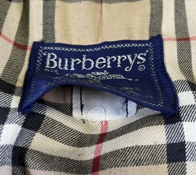 画像3: 80'S BURBERRYS 裏地チェック バルマカーンコート ベージュ イングランド製 (VINTAGE)