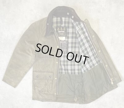 画像4: 90'S BARBOUR 3クレスト "4POCKET BEDALE"  旧タグ オイルドジャケット オリーブ イングランド製 (VINTAGE)