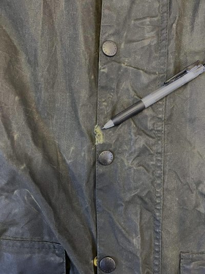 画像5: 90'S BARBOUR 3クレスト "BEAUFORT" 旧タグ オイルドジャケット オリーブ イングランド製 (VINTAGE)