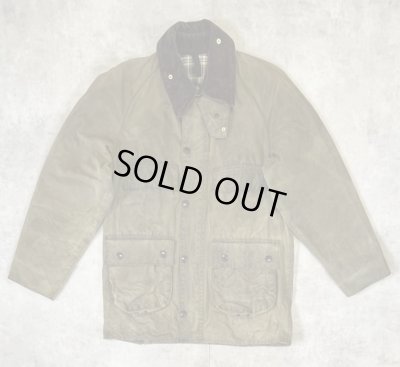 画像1: 90'S BARBOUR 3クレスト "4POCKET BEDALE"  旧タグ オイルドジャケット オリーブ イングランド製 (VINTAGE)