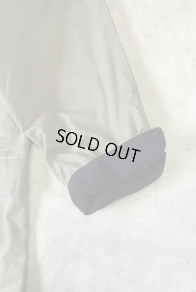 画像6: 80'S BURBERRYS コットン/ウール 裏地チェック バルマカーンコート カーキ/ネイビー イングランド製 (VINTAGE)