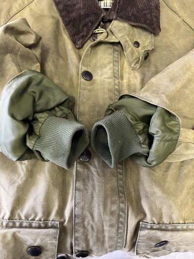 画像3: 90'S BARBOUR 3クレスト "4POCKET BEDALE"  旧タグ オイルドジャケット オリーブ イングランド製 (VINTAGE)
