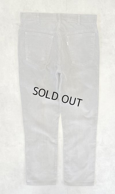 画像4: 80'S LEVIS 519 コーデュロイ グレー 42TALONジップ USA製 W36L30 (VINTAGE)