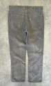 画像4: 80'S LEVIS 519 コーデュロイ グレー 42TALONジップ USA製 W36L30 (VINTAGE) (4)