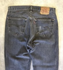 他の写真3: 90'S LEVIS 501 デニム 先染めブラック W33L30 USA製 (VINTAGE)