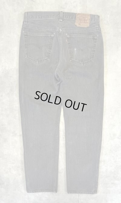 画像3: 90'S LEVIS 501 デニム 先染めブラック W33L30 USA製 (VINTAGE)