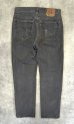 画像3: 90'S LEVIS 501 デニム 先染めブラック W33L30 USA製 (VINTAGE) (3)
