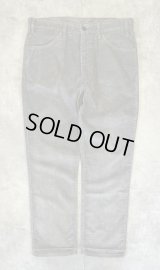 80'S LEVIS 519 コーデュロイ グレー 42TALONジップ USA製 W36L30 (VINTAGE)