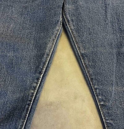 画像5: 70'S LEVIS 517 "66前期" ボタン裏2 デニム インディゴ 42TALONジップ W38L34 USA製 (VINTAGE)