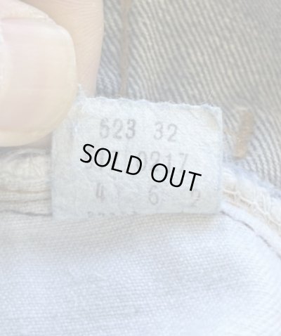 画像3: 70'S LEVIS 517 "66前期" ボタン裏2 デニム インディゴ 42TALONジップ W38L34 USA製 (VINTAGE)