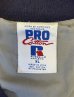 画像2: 90'S RUSSELL ATHLETIC "PRO COTTON" 裏地ナイロン スナップボタン スウェットジャケット ネイビー USA製 (VINTAGE) (2)