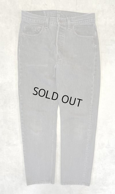 画像1: 90'S LEVIS 501 デニム 先染めブラック W33L30 USA製 (VINTAGE)