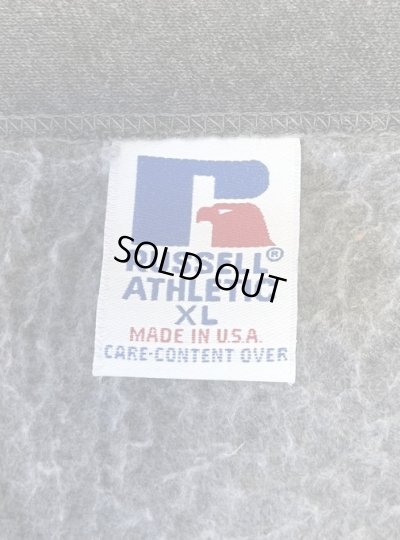 画像2: 90'S RUSSELL ATHLETIC スウェット カーディガン チャコール USA製 (VINTAGE)