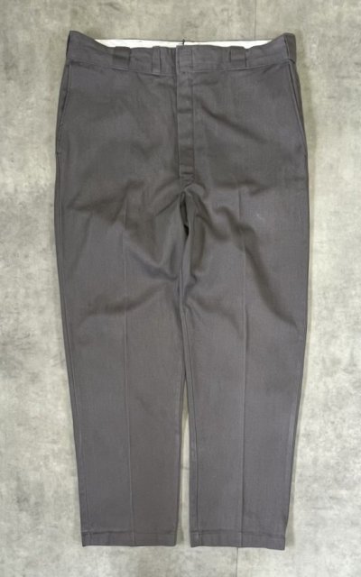 画像3: 80'S DICKIES 874 チビタグ ワークパンツ ダークグレー W38L31 USA製 (VINTAGE)