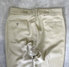 他の写真3: 80'S DICKIES 874 チビタグ ワークパンツ ベージュ 42TALONジップ W38L30 USA製 (VINTAGE)