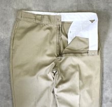 他の写真1: 80'S DICKIES 874 チビタグ ワークパンツ ベージュ 42TALONジップ W38L30 USA製 (VINTAGE)