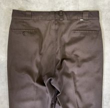 他の写真3: 70'S DICKIES 874 チビタグ ワークパンツ ブラウン W38L36 JEANSアルミジップ USA製 (VINTAGE)