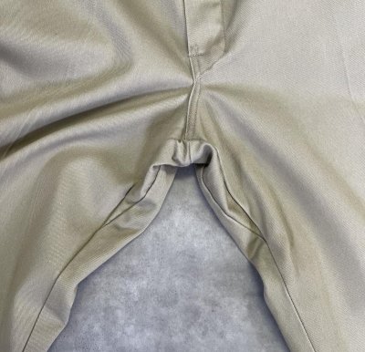 画像6: 80'S DICKIES 874 チビタグ ワークパンツ ベージュ 42TALONジップ W38L30 USA製 (VINTAGE)