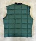 画像5: 90'S EDDIE BAUER 白タグ グースダウン スクエアキルト リバーシブル ダウンベスト ネイビー/グリーン (VINTAGE) (5)