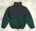 画像5: 90'S RALPH LAUREN POLO JEANS ナイロン切り替え フリースジャケット ブラック/グリーン USA製 (VINTAGE) (5)