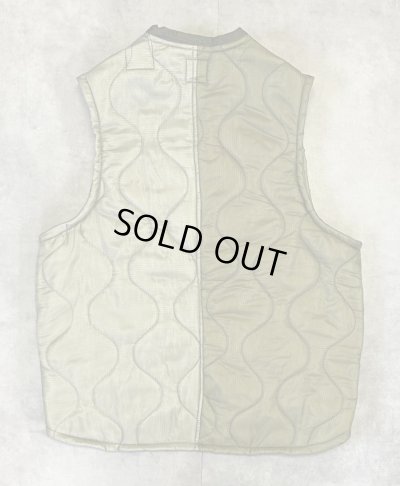画像3: ODDMENT "QUILTING VEST" アメリカ軍 キルティングライナー 解体再構築 ベスト オリーブ (REMAKE)