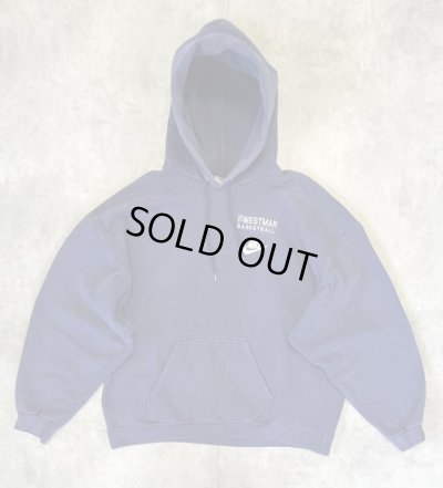 画像1: 90'S NIKE 銀タグ スウェットパーカー フェードネイビー USA製 (VINTAGE)