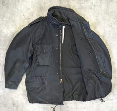 画像3: 00'S ALPHA INDUSTRIES M-65 フィールドジャケット フェードブラック (VINTAGE)