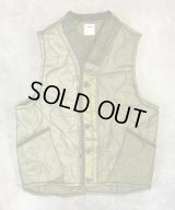 ODDMENT "QUILTING VEST" アメリカ軍 キルティングライナー 解体再構築 ベスト オリーブ (REMAKE)