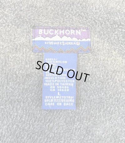 画像2: 90'S BUCKHORN by WHITE SIERRA 裏地フリース ナイロンジャケット ブラック (VINTAGE)