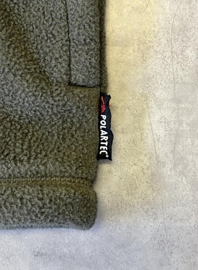 画像4: 90'S TIMBERLAND フルジップ フリースジャケット オリーブ/ブラック (VINTAGE)