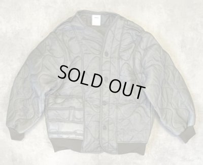 画像1: ODDMENT "QUILTING MA-1" アメリカ軍 キルティングライナー 解体再構築 ジャケット カーキ (REMAKE)