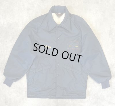 画像1: 80'S PLA-JAC by DUNBROOKE 裏地付き コーチジャケット ネイビー USA製 (VINTAGE)