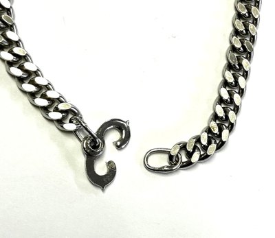 画像6: 50'S アメリカ軍 スターリングシルバー ミリタリー IDプレート チェーンブレスレット シルバー (VINTAGE)