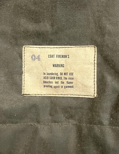 画像4: 60'S アメリカ軍 US ARMY ファイヤーマンコート オリーブ (VINTAGE)