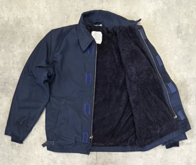 画像4: 90'S アメリカ軍 US NAVY "A-2" アラミド デッキジャケット ネイビー (VINTAGE)