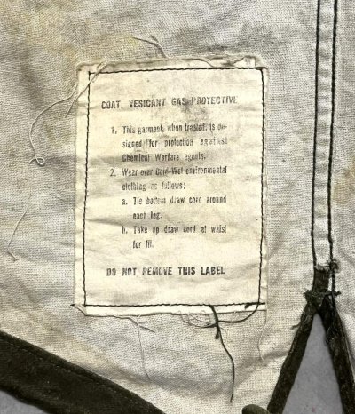画像4: 60'S アメリカ軍 US ARMY "GAS PROTECTIVE" フィッシュテールコート オリーブ (VINTAGE)