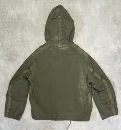 画像4: 40'S アメリカ軍 US NAVY "N-2" デッキレインパーカー オリーブ (VINTAGE)