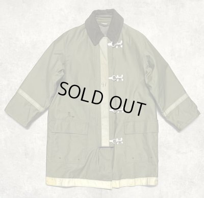 画像1: 60'S アメリカ軍 US ARMY ファイヤーマンコート オリーブ (VINTAGE)