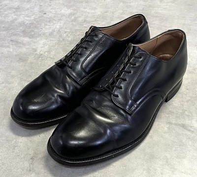 画像1: 60'S アメリカ軍 US NAVY "INTERNATIONAL SHOE CO製" 6アイレット レザーソール サービスシューズ (VINTAGE)