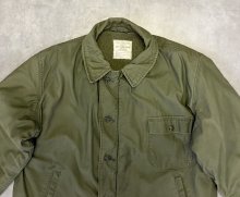他の写真1: 80'S アメリカ軍 US NAVY "A-2" デッキジャケット ミリタリーグリーン (VINTAGE)