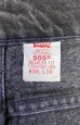 画像2: 90'S LEVIS 505 デニム ブラック USA製 W38L30 (VINTAGE) (2)