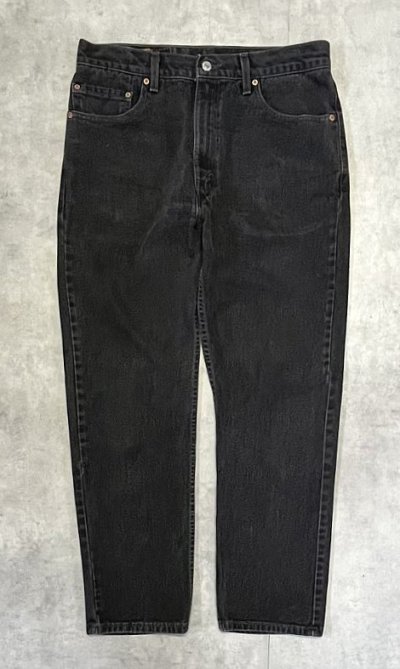 画像1: 00'S LEVIS 505 デニム ブラック USA製 W34L30 (VINTAGE)