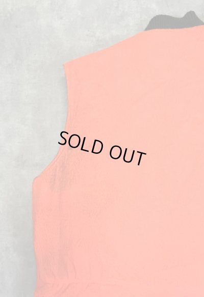 画像7: 80'S UNKNOWN リバーシブル 中綿入りベスト ダックハンターカモ/オレンジ (VINTAGE)