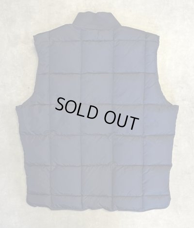 画像4: 80'S EDDIE BAUER 黒タグ グースダウン ダウンベスト ネイビー (VINTAGE)