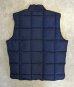 画像4: 80'S EDDIE BAUER 黒タグ グースダウン ダウンベスト ネイビー (VINTAGE) (4)