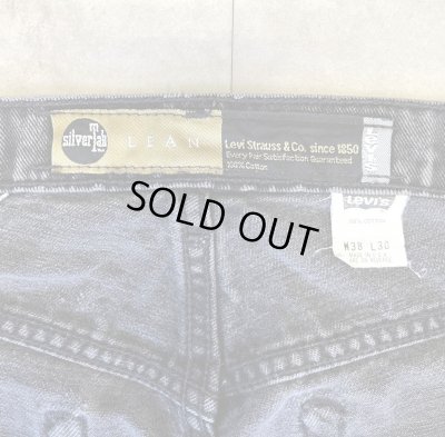 画像2: 90'S LEVIS SILVER TAB デニム ブラック USA製 W38L30 (VINTAGE)