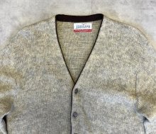 他の写真1: 60'S JANTZEN メタルボタン Vネック モヘアニット ナチュラル/ブラウン USA製 (VINTAGE)